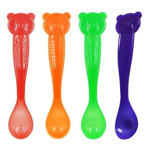 Cups Dishes Utensils Color change baby spoon thermal safety feeder childrens tableware kitchen toolsL2405