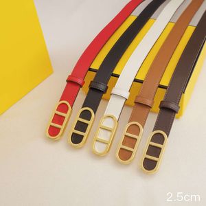 Women Designer Belt Fashion Men Brand Luxury Letter Buckle Genuine Leather Thin Belt Leisure Female Belts Waistband High Quality 2.5cm Accessories