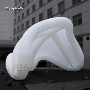 Artistic White Large Inflatable Shell Tent Trade Show Booth Stage Cover Temporary Shelter Meeting Room For Event