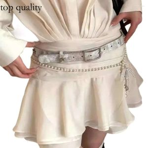 Пояс энтузиастов моды Pu Belt For Pant Женская талия с Bowknot Brivet Decors 939