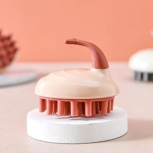 Kopfhautmassage Shampoo Pinsel Haar Kamm Haushalt Kinder Erwachsene Silikon Bad Haar Waschmittel Reinigung Weiches Kopfmassager