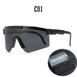 Óculos de sol do ciclo de moda, óculos de sol polarizados ao ar livre Momen esportes de bicicleta de bicicleta de bicicleta de moda esportiva MOMEN GOGGLES MTB COM CASE