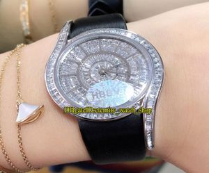 Top Edition Jewelry Watch Series GALA G0A38168 T Diamond inlay Dial Swiss Quartz Movement Woman Watch Iced Out Gypsophila 38169 La6301486