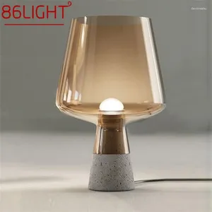 Bordslampor 86 Ljus modern lampdesign E27 Marble Desk Light Home Led Dekorativ för foajé vardagsrum kontor sovrum