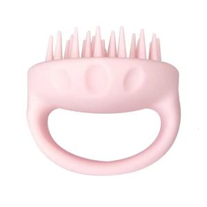 Scalp massage comb with easy density for cleaning silicone brush for cleaning the corners and edges of the head portable hair care shampoo comb 240507