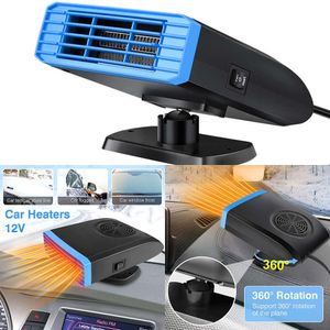 New Compact Convenient - 12V For On-The-Go Warmth 2 In 1 Car Heating And Cooling Fan Portable Electric Heater