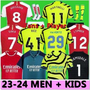 Saka Soccer Jerseys G Jesus Odegaard Rice Havertz 23 24 Gunners Martinelli Smith Rowe Thomas Nketiah Zinchenko Saliba Trossard Footbal 339x