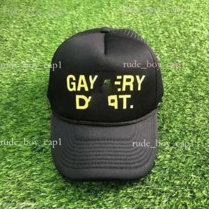 Gallerier Dept Hat Ball Caps Designer Dept Hat Ball Capsamerican Letter GP Graffiti Mesh Truck Driver High Profile Trendy Baseball Cap Blue Fashion 470