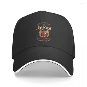 Ball Caps Jesus Guitar Lover Christ Windproof Cap Sun Visor Hip Hop Cowboy Hat Peaked Hats