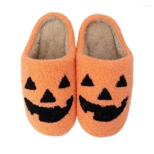 Slippers Halloween Pumpkin for Women With Rubber Soole Sola de borracha