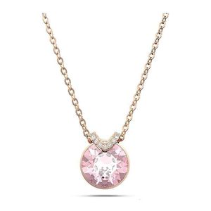 Designer Jewelry Collane a pendente Swarovski Angelina Jolie Same Bella V Series Classic Shiny Bella Collace Gift Rose Gold Rosa 5662088