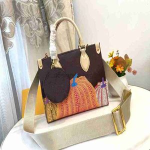 TOP Shoulder bag women Designer Handbag Mirror quality Fashion Purse Cowhide-leather Gradient Pink Small Pumpkin Bag With Gift box