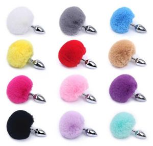 FORNO PER PARTY 1PCS Tail Plug anale Fluffy peluche sexy cosplay giocattoli sessuali erotici per donna coppie buplug438740735367755