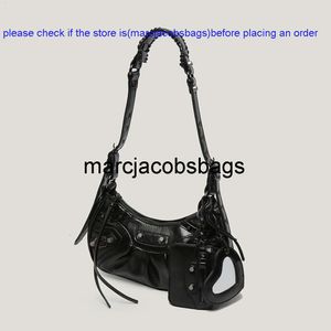 Balencig Bag Designer Cross Body Handbag Saddle Bags Boston Bag M41112 Women Lady Le Cagole Motorcykel äkta läderkoppling Retro Vintage VH2R Balencias