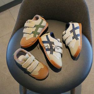 الأحذية الرياضية النسخة الكورية من الأطفال العصري والمتعدد الاستخدامات Forrest Gump Shoes Soft Soled Baby Boys Girls Disual Sports H240507