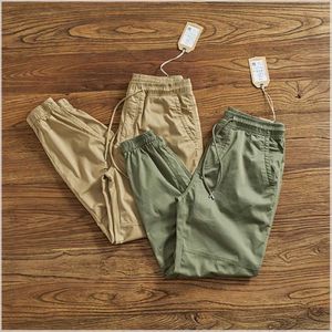 Men's Pants High elastic quick dry casual pants for mens spring and summer simple casual full slim leg pants J240507