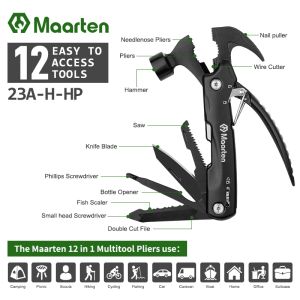 Hammer Babalar Hammer Multitool Hediyesi, Kızı Oğul'dan Baba Hediyesi için Eşsiz Hediyeler, Cool Gadget Noel hediyesi Stocking Stuffer, Pers