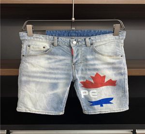 2021 Nya mode Men039S Nya produkter Rippade broderade denim Shorts Summer Fashion Jeans Youth Hip Hop Pants Size8056288