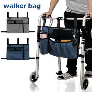 Aufbewahrungsbeutel Walker Bag mit Tassenhalter großer Kapazität Beutel Rollstuhl Organizer Roller Falten