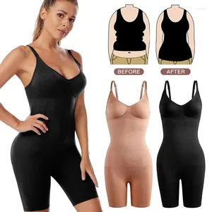 Kadın şekillendiricileri Kadınlar Bodysuit Shapewear Full Vücut Şakacı Karın Kontrolü Zayıflama kılıfı Bulifter bülten, uyluk daha ince karın korse