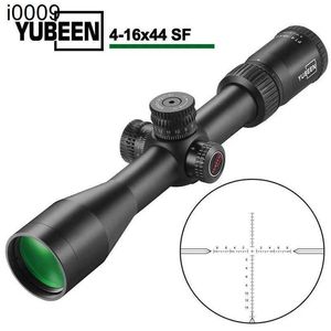 Originale 4-16x44 Yubeen SF Focus Tactical Focus Focus Side Parallax Fescope Capone Scopi Sniper Gear per .223 5.56 AR15