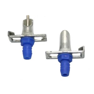 Accessori Berenti per capezzoli di coniglio roditori Automatico bevitore waterer alimentatore conigliera Waterer Nipple bere strumenti di consumo di conigli animali da allevamento 25pcs 25pcs