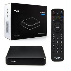 TVIP 705 605 4K med dubbla WiFi S-Box 4K HEVC HD TVIP705 Android 11 Multimedia Streamer TV Box Sverige Italy Arabic