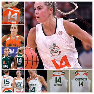 Miami Hurricanes Frauen Basketball -Trikot Aurora Almon Lemyah Hylton Jasmyne Roberts Abies Marshall Custor Sattitched 2024 Miami Trikots