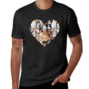 Tanne da uomo così Manny Dogs!Un grazioso cane da cartone animato alleva la maglietta del modello di illustrazione maglietta da uomo magliette grafiche per uomini