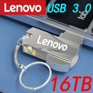 Adapter Lenovo U Disk USB Flash Drives 16TB 8TB USB 3.1 Gränssnitt 4TB 2TB Mobiltelefon Computer Mutual Transmission Portable USB Memory