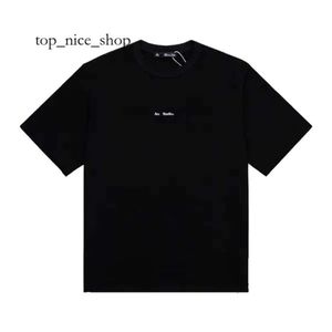 Acnes Studio Shirt Studios Round O Neck Cotton Loose Print Short Sleeve T Shirt for Men and Women Couple Tops Spring Summer 8523