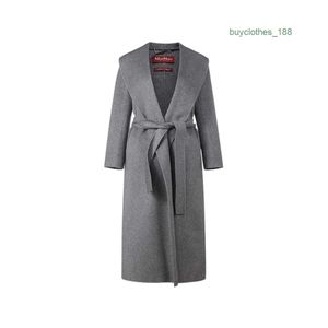 Women's Trench Coats Luxury Fashion Coat Women's Wool & Blends Designer Coat Japanese and Korean Wind Long Cashmere Overcoat Wear Maxmaras A4VV
