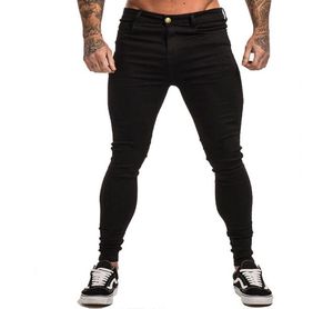 Herren Skinny Jeans 2019 Super Skinny Jeans Männer nicht zerrissene Dehnungshose Elastische Taille große Größe European9513846