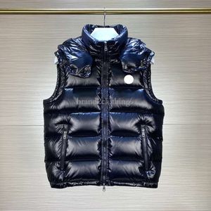 Designer Tibb Herren Kapuze -Westen Frankreich Marke Damen Bormes Down Winter Jacke bestickte Brustabzeichen warme Oberbekleidung Jacken