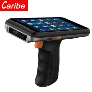 Scanners Caribe Barcode Scanner PDA Grip Terminal de longo alcance UHF RFID Reader Data Collector com alça de pistola