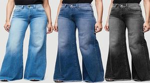 2020 High Taille Wide Leg Jeans Marke Frauen Freund Jeans Jeans Denim Skinny 039s Vintage Flare Plus Size 4xl Pant11581460