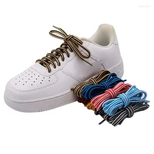 Shoe Parts Coolstring 5MM Two Colors Match Round Type Rope Sneaker Canvas Casual Shoes Easy Tape Durable Anti-Fading&Corrosion High Quality