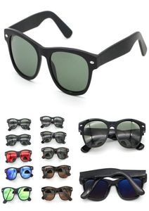 glasses de sol masculino de designer esportivo de moda de moda praia de sol óculos de sol de alta qualidade lente de vidro de armação com preto ou marrom CA2395126