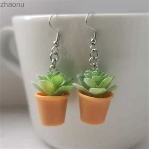 Dangle Chandelier New home plant pots earrings garden gifts for her mother female gardeners charming plant lovers birthdays flowers home art jewelry XW