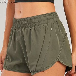 LL Women Yoga Outfit Shorts Short Fiping Shorts con zipper Pocchion Gym Ladies Sports Awear per ragazze Fitness AB0160 836