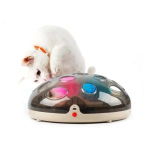Toys Interactive Turntable Turntable Funny Toys for Cats Feather Teaser Maglev ricaricabile che rimbalza per catturare complessi di gioco kat