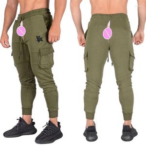 Men's Pants Sexy Invisible Double Zipper Open Crotch Outdoor Running Sex Casual Sports Trousers Workout Training