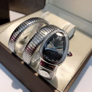 Principais relógios de designer de luxo Relógios Rellojes Women -Watch com Diamond Serpentine Watches for Women Swiss Movement Classic Style Style Spring Strap Montre