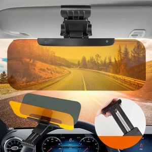 Uppgradera ny bil Sun Visor Goggle Night Vision Driving HD Anti Sunlight Dazzling Day Mirror UV Fold Vänd klar vy Interiörspeglar