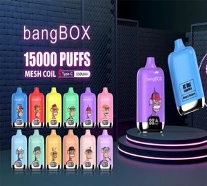 Bang Box 15000 Puffs Efriete VSS Puff 12k Dostosobowe Vapes Puff 15K Bang King 15000 Bang Box 12000 18000 18K Puff 9K 20000 20K Vapes Banana King Max 10000 Bar