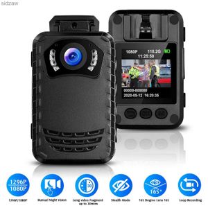 Mini telecamere Boblov N9 Mini Camera umana Full HD 1296p Piccola Vision Night Vision Police Camera supporta 256 g di DVR Direct Transport Human Camera WX