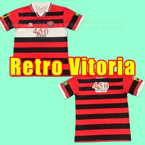 RETRO Esporte Clube Vitoria Men 1999 Soccer Jerseys ROBERTO JADSON EDUARDO SANTOS Home Football Shirts Short Sleeve Uniforms 1999