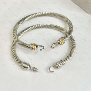 David Yurma Fashion Designer Bracelets Luxurious and high quality Popular Twisted Thread Hook Closed Bracelet DY Bracelet