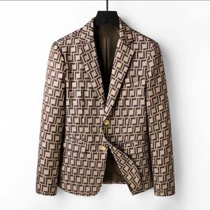 Casual Suit Designer Men's Suits Fall Luxury Brand BURR Blazer Cotton Jacket Casual Plaid Plus Size M-3XL