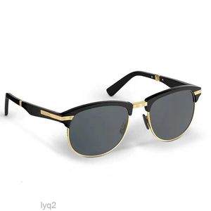 Millionaire Designer Sunglasses para homens e mulheres quadradas clássicas quadrado completo vintage 1.1 Proteção de proteção UV de metal dourado brilhante para atividades ao ar livre 2DSF